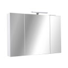 PIRAMIDA AKVA Tükrös fürdőszobai szekrény LED világítással - 100 x 69 x15cm