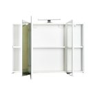 PIRAMIDA AKVA Tükrös fürdőszobai szekrény LED világítással - 100 x 69 x15cm