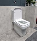 CeraStyle NOURA monoblokk WC - BEÉPÍTETT bidé funkcióval - mély öblítésű