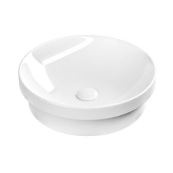   Sanovit LAURA - PULTRA ültethető - Top Counter - porcelán mosdó - O - Ø 41 cm