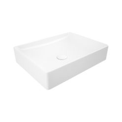   Sanovit SQUARE - PULTRA ültethető - Top Counter - porcelán mosdó -  - 50 x 38 cm