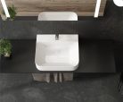 Sanovit ALLEERA - PULTRA ültethető - Top Counter - porcelán mosdó -  - 55 x 48 cm