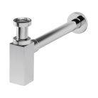 VivaStyle QUADRO LUX mosdószifon - króm - szögletes - fém - leeresztő nélkül - Ø 5/4" - Ø 32 mm