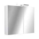 TMP SHARP Tükrös fürdőszobai szekrény LED világítással - 75 cm
