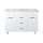 TMP FLAT 120 álló fürdőszobabútor - Sanovit ISIK 4120 DUPLA porcelán mosdóval - 120 x 44 cm