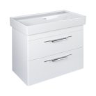 TMP LUX 60 fali fürdőszobabútor - CeraStyle SHARP 37100 mosdóval - 60 x 48 cm