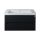 TMP SHARP 105 - FEKETE - fali fürdőszobabútor- Sanovit LUXURY 11105 mosdóval - 105 x 46 cm
