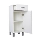 Viva STYLE fürdőszobai ÁLLÓSZEKRÉNY 85 alacsony POLCOS - 1 fiók - JOBBOS - 35 x 33 x 85 cm