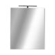 PIRAMIDA AKVA Tükrös fürdőszobai szekrény LED világítással - 60 x 69 x 13 cm