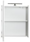 PIRAMIDA AKVA Tükrös fürdőszobai szekrény LED világítással - 60 x 69 x 13 cm