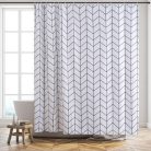 Zuhanyfüggöny - SQUARE - Impregnált textil - 180 x 200 cm
