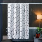 Zuhanyfüggöny - SQUARE - Impregnált textil - 180 x 200 cm