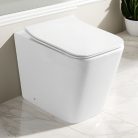 Eros QUADRO padlón álló WC - WC ülőkével komplett - perem nélküli öblítés - alsó / hátsó kifolyású