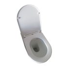 Eros OVAL padlón álló WC - WC ülőkével komplett - perem nélküli öblítés - alsó / hátsó kifolyású