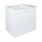 TMP VISION 60 fali függesztett fürdőszobai bútor - SKY E-8099-60 porcelán mosdóval - 61 x 46 cm