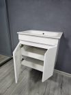 TMP VISION 60 fali függesztett fürdőszobai bútor - SKY E-8099-60 porcelán mosdóval - 61 x 46 cm