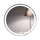 Viva AURA fürdőszoba tükör - érintőkapcsoló - páramenetesítővel - órával - LED - KEREK - átmérő 60cm