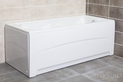 Favorit LINEA szaniter akril kád - előlappal - oldallappal - állvánnyal - 170 x 75 cm