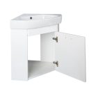 Viva STYLE Arda sarokszekrény CeraStyle Arda porcelán sarokmosdóval 46 x 46 cm - JOBBOS