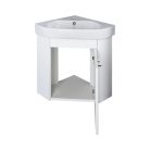 Viva STYLE Arda sarokszekrény CeraStyle Arda porcelán sarokmosdóval 46 x 46 cm - JOBBOS