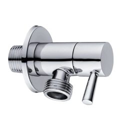   Caldo Freddo - sarokszelep - KRÓM - kerámiabetétes - 1/2 " - 3/8"