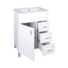 Viva STYLE Karina 65 lábon álló fürdőszobabútor 3 fiókos Sanovit ATRIA 9065 mosdóval 65 x 45,5 cm
