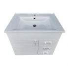 Viva STYLE Karina 65 lábon álló fürdőszobabútor 3 fiókos Sanovit ATRIA 9065 mosdóval 65 x 45,5 cm