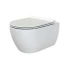 CeraStyle CITY fali WC - MATT FEHÉR- BEÉPÍTETT bidé funkcióval -rimless -perem nélküli- mély öblítés