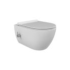 CeraStyle CITY fali WC - MATT FEHÉR - rimless - perem nélküli - rejtett szerelésű - mély öblítés