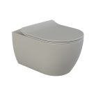 CeraStyle CITY fali WC - MATT SZÜRKE - rimless - perem nélküli - rejtett szerelésű - mély öblítés