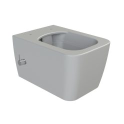   CeraStyle HERA fali WC - MATT SZÜRKE - BEÉPÍTETT bidé funkcióval - perem nélküli - mély öblítés