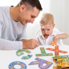 Fa ábécé puzzle angol szavakkal