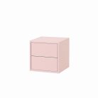 Boxie 2 fiókos fali szekrény 40x40x37 cm pink