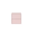 Boxie 2 fiókos fali szekrény 40x40x37 cm pink