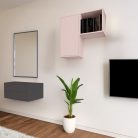 Boxie 1 ajtós fali szekrény 80x40x37 cm pink