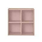 Boxie nyitott fali szekrény 80x80x37 cm pink