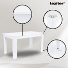 Zara 4+1 étkező garnitúra fekete-fehér