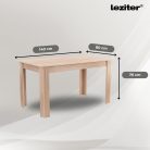 Leon 4+1 étkező garnitúra sonoma tölgy-szürke