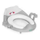 Wc szűkítő ülőke fülekkel puha párnával szürke