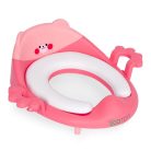 Wc szűkítő ülőke fülekkel puha párnával rózsaszín