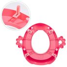 Wc szűkítő ülőke fülekkel puha párnával rózsaszín