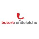 Manaszlu kinyitható sarokkanapé polccal és 2 db puffal, U alakú, normál szövet, hab töltőanyag, bal oldali polc, jobb oldali puff tároló, szürke / fekete